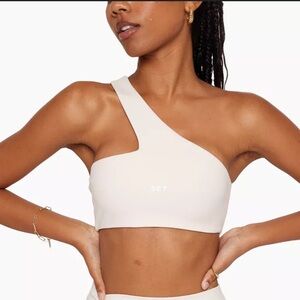 Set Active Luxform Cross Strap Bra in Blanc Size M
